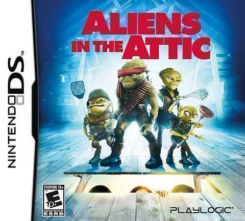 Aliens In The Attic (US)(Venom) (USA) Game Cover